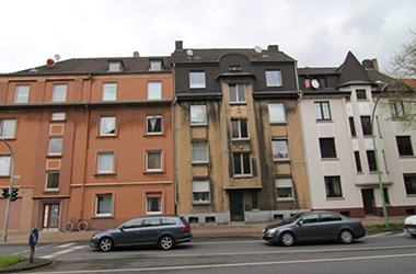 Häuserzeile im Quartier Herne-Mitte