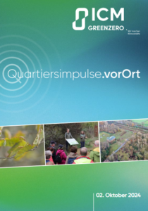 Programm zur Veranstaltung Quartiersimpulse.vorOrt - Kompensation erleben